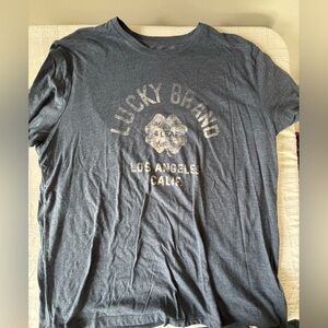 Lucky Brand Men's Blue Graphic T‑Shirt - Los Angeles